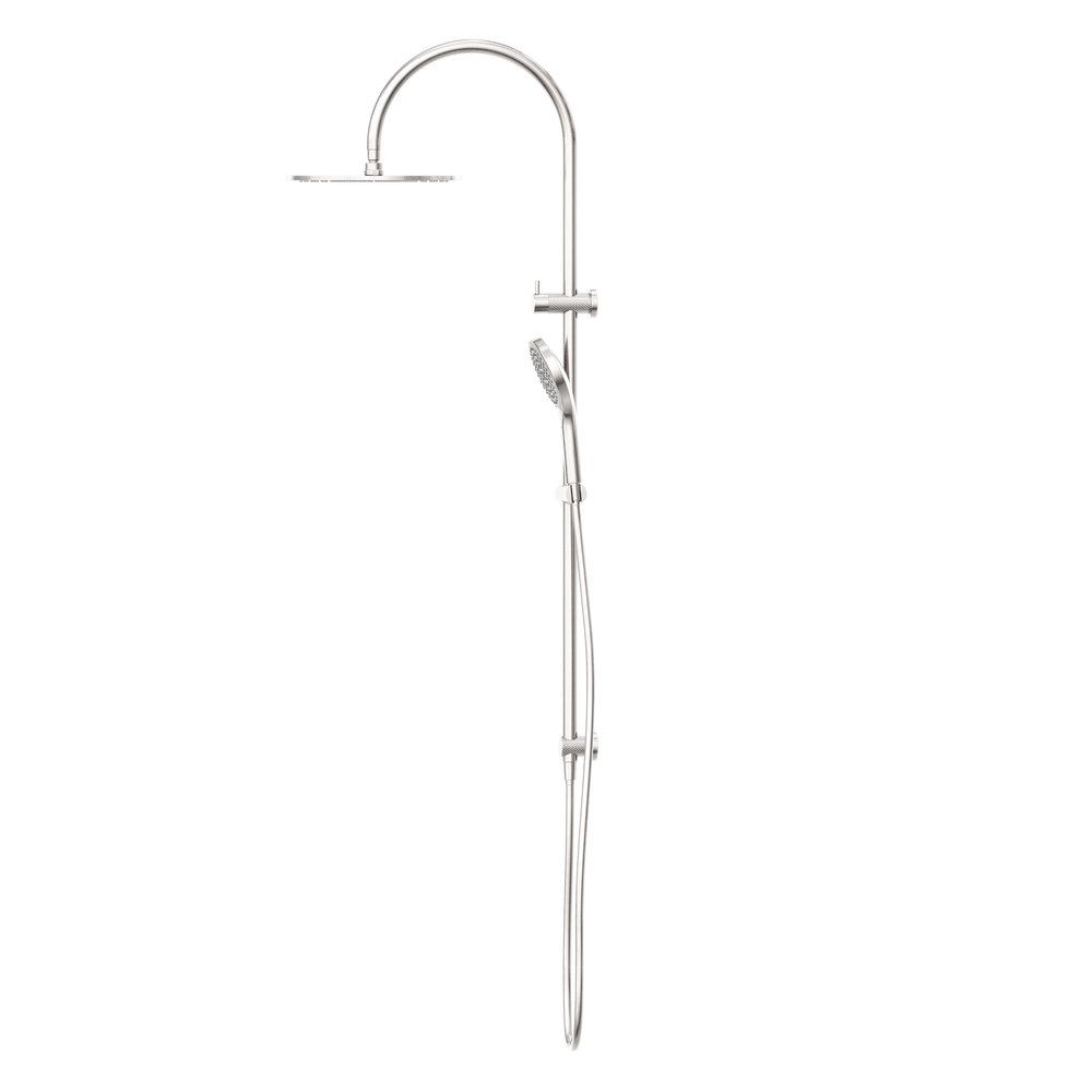 NERO OPAL TWIN SHOWER WITH AIR SHOWER II BRUSHED NICKEL