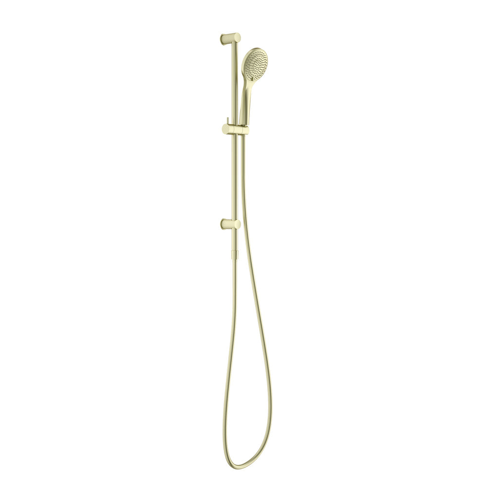 NERO OPAL SHOWER RAIL WITH AIR SHOWER BRUSHED GOLD