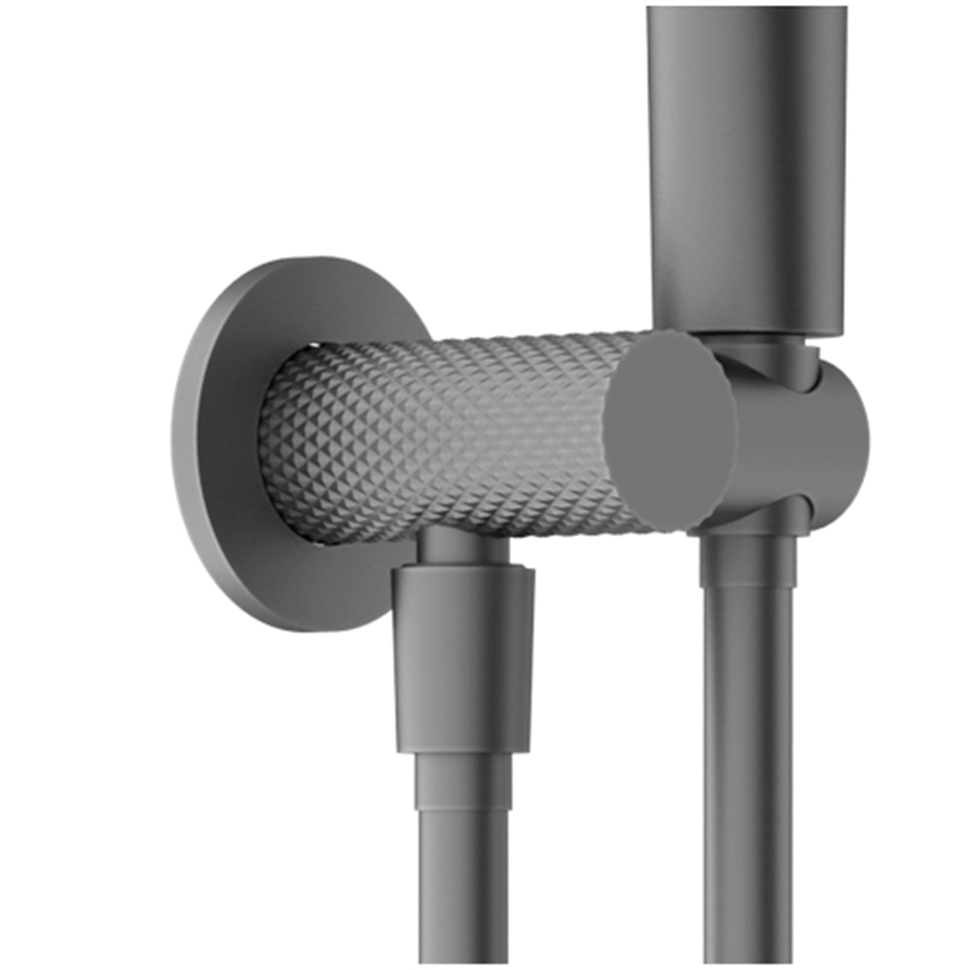 NERO OPAL SHOWER ON BRACKET GRAPHITE