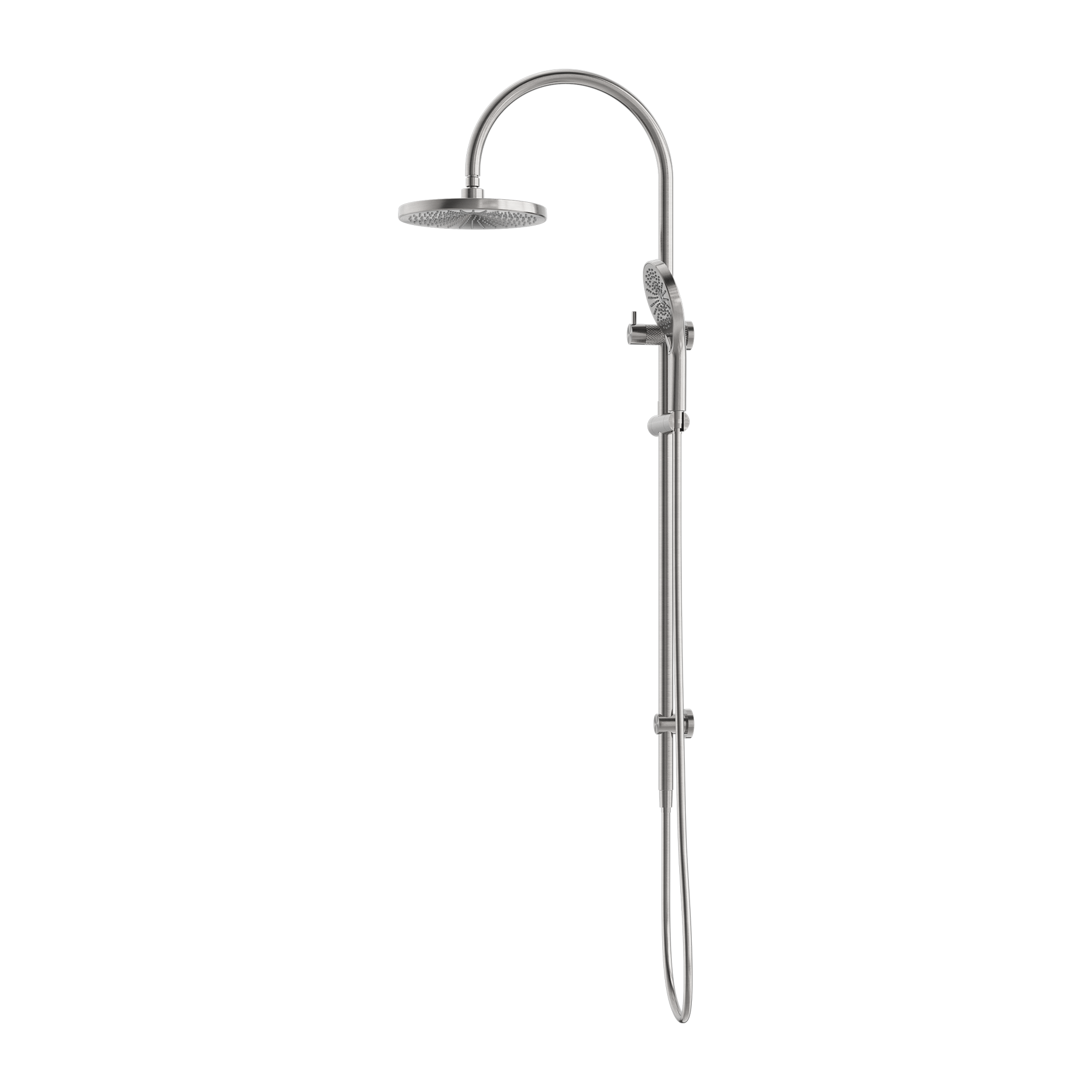 NERO OPAL TWIN SHOWER BRUSHED NICKEL