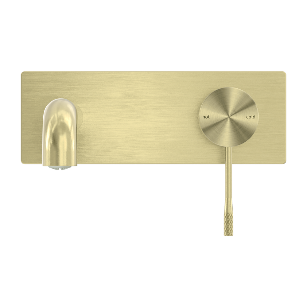 NERO OPAL WALL BASIN/ BATH MIXER BRUSHED GOLD (AVAILABLE IN 120MM, 160MM, 185MM, 230MM AND 260MM)
