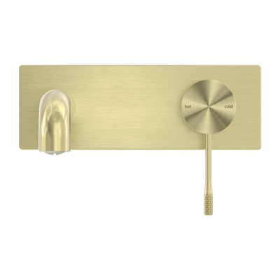 NERO OPAL WALL BASIN/ BATH MIXER BRUSHED GOLD (AVAILABLE IN 120MM, 160MM, 185MM, 230MM AND 260MM)
