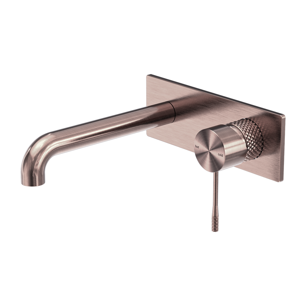 NERO OPAL WALL BASIN/ BATH MIXER BRUSHED BRONZE (AVAILABLE IN 120MM, 160MM, 185MM, 230MM AND 260MM)