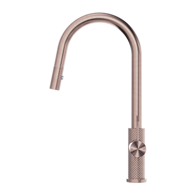 NERO OPAL PULL OUT SINK MIXER 452MM BRUSHED BRONZE