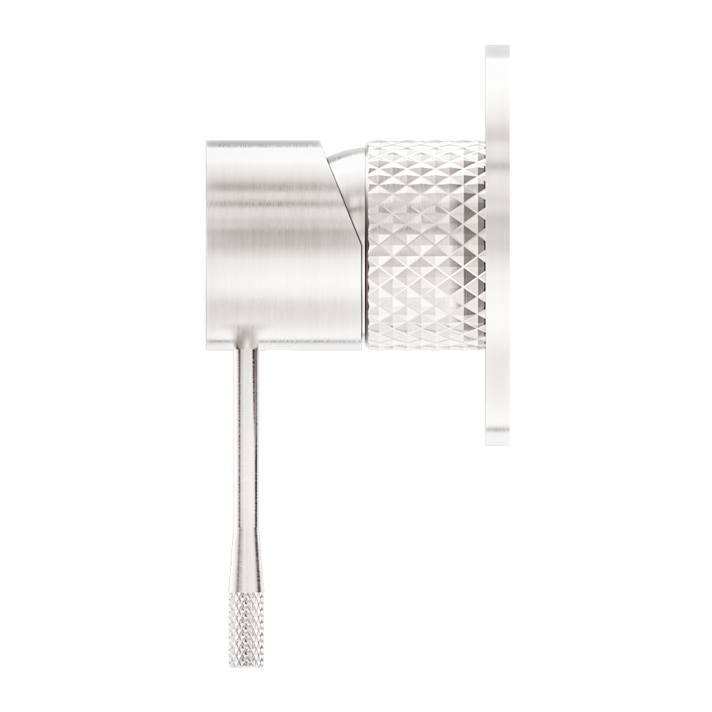 NERO OPAL SHOWER MIXER PLATE BRUSHED NICKEL