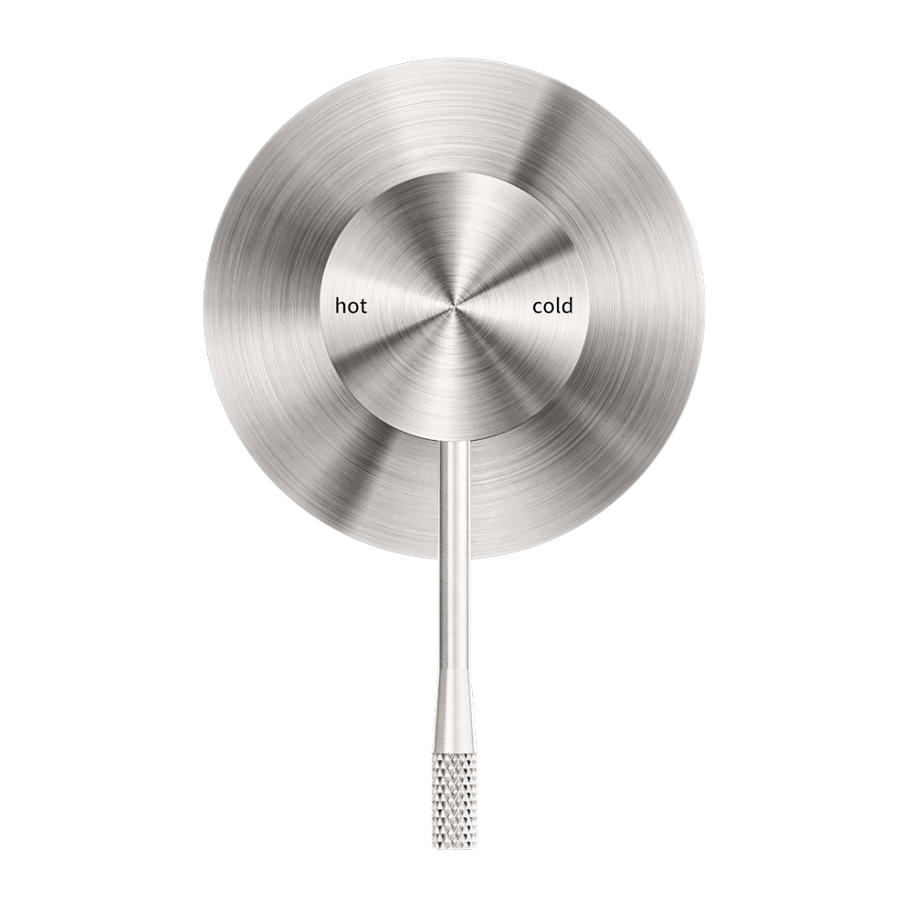 NERO OPAL SHOWER MIXER PLATE BRUSHED NICKEL