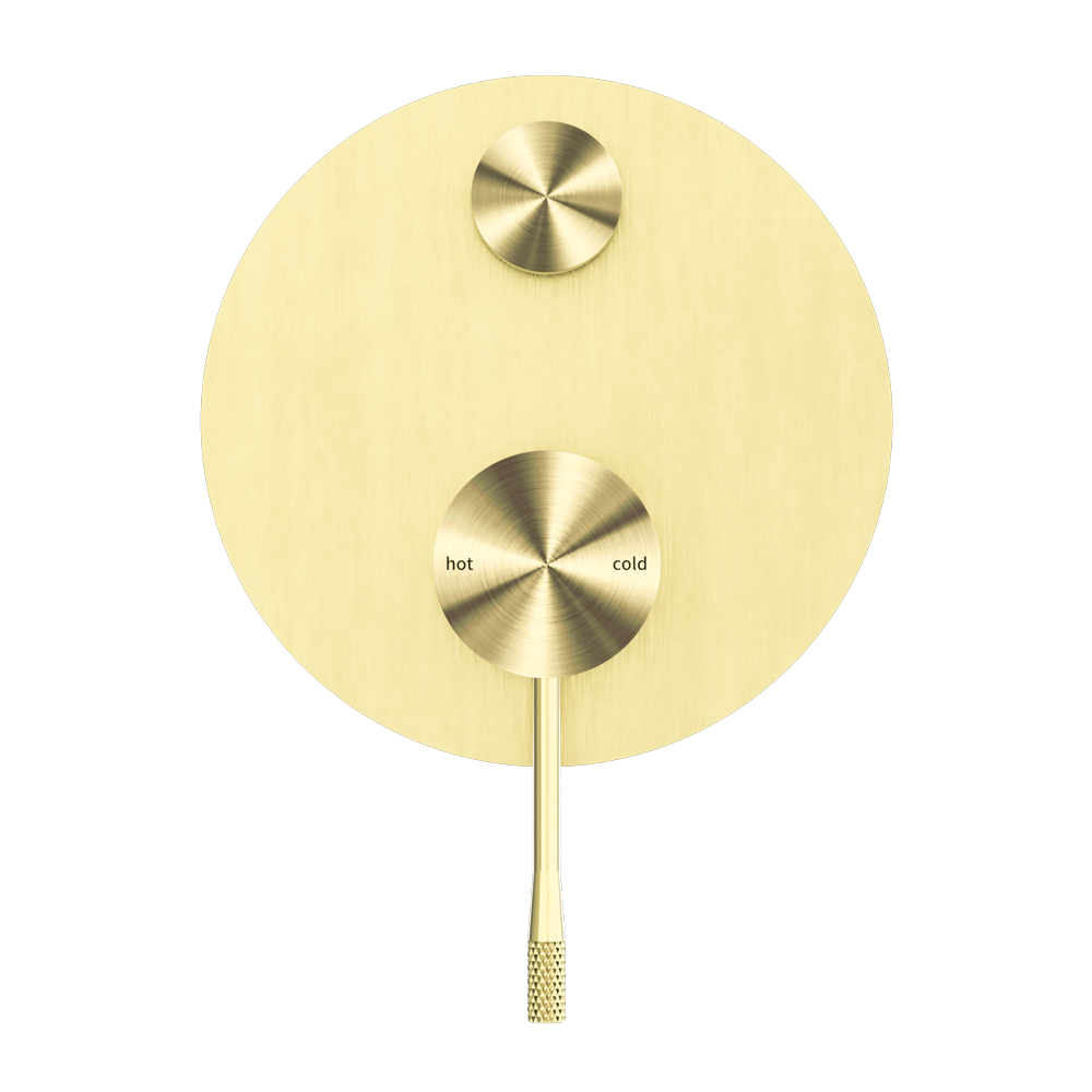 NERO OPAL SHOWER MIXER DIVERTER BRUSHED GOLD
