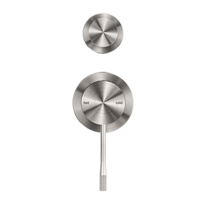 NERO OPAL SHOWER MIXER DIVERTER SEPARATE PLATE BRUSHED NICKEL