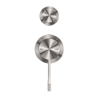 NERO OPAL SHOWER MIXER DIVERTER SEPARATE PLATE BRUSHED NICKEL