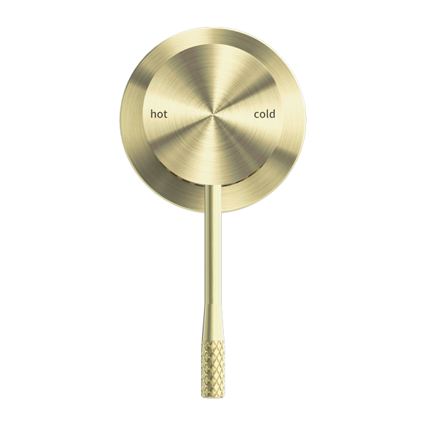 NERO OPAL SHOWER MIXER PLATE BRUSHED GOLD