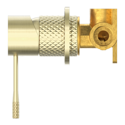 NERO OPAL SHOWER MIXER PLATE BRUSHED GOLD