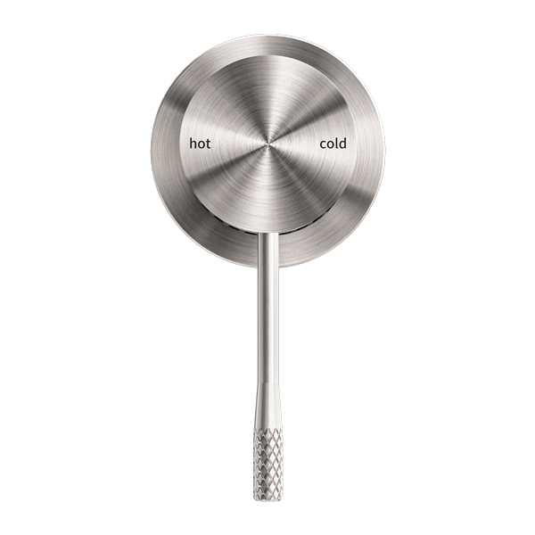 NERO OPAL SHOWER MIXER PLATE BRUSHED NICKEL