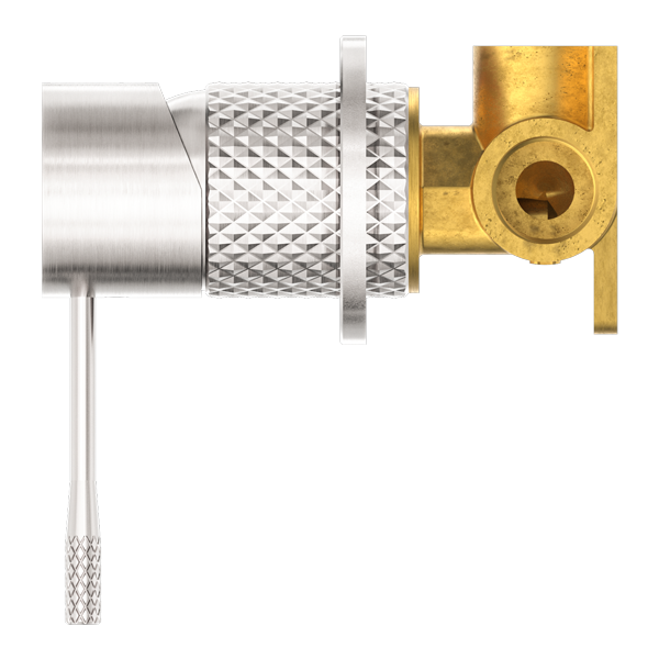NERO OPAL SHOWER MIXER PLATE BRUSHED NICKEL