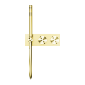 NERO OPAL PROGRESSIVE SHOWER SYSTEM 238MM BRUSHED GOLD