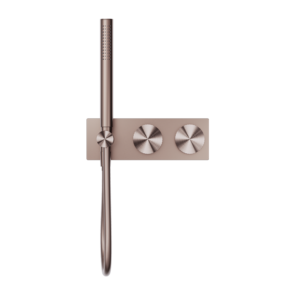 NERO OPAL PROGRESSIVE WALL SHOWER SYSTEM 238MM BRUSHED BRONZE
