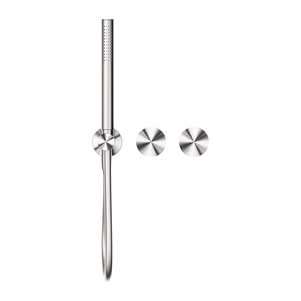 NERO OPAL PROGRESSIVE SHOWER SYSTEM SEPARATE PLATE 238MM BRUSHED NICKEL