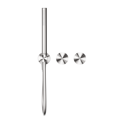 NERO OPAL PROGRESSIVE SHOWER SYSTEM SEPARATE PLATE 238MM BRUSHED NICKEL