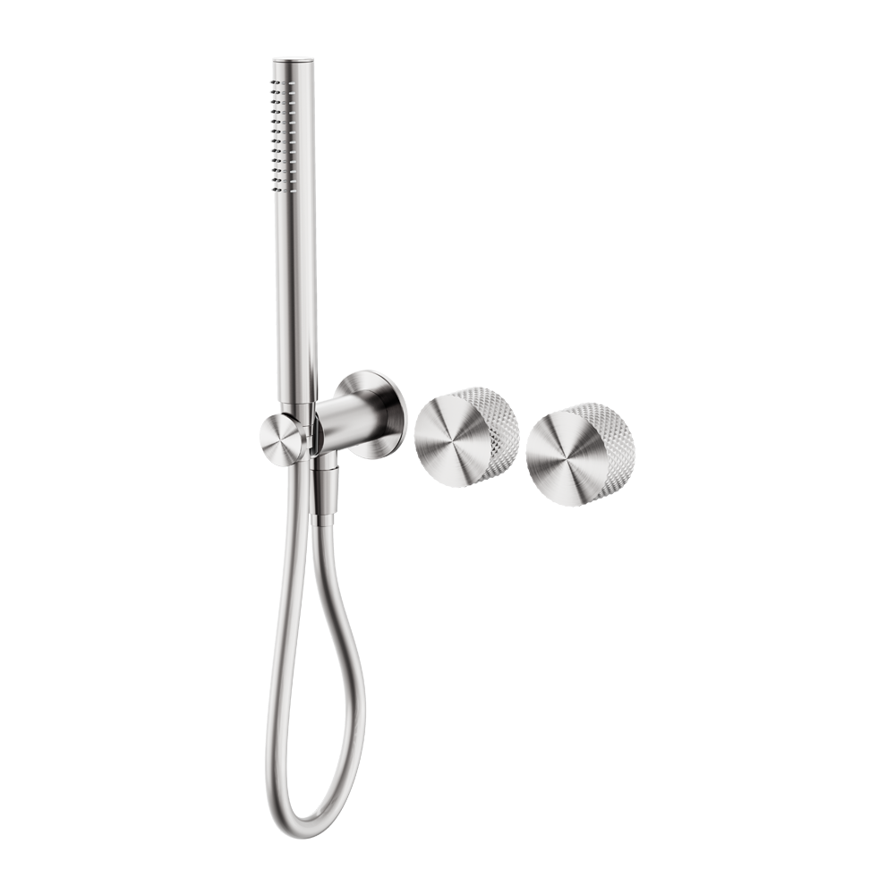 NERO OPAL PROGRESSIVE SHOWER SYSTEM SEPARATE PLATE 238MM BRUSHED NICKEL