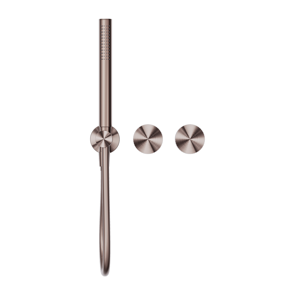 NERO OPAL PROGRESSIVE SHOWER SYSTEM SEPARATE PLATE 238MM BRUSHED BRONZE