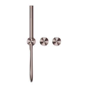 NERO OPAL PROGRESSIVE SHOWER SYSTEM SEPARATE PLATE 238MM BRUSHED BRONZE
