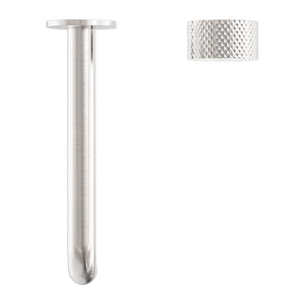 NERO OPAL PROGRESSIVE WALL BASIN / BATH SET BRUSHED NICKEL (AVAILABLE IN 120MM, 160MM, 185MM, 230MM AND 260MM)