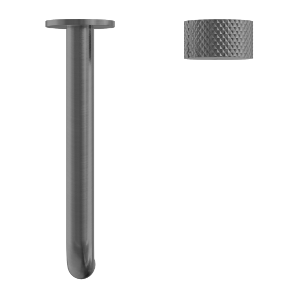 NERO OPAL PROGRESSIVE WALL BASIN/ BATH SET GRAPHITE (AVAILABLE IN 120MM, 160MM, 185MM, 230MM AND 260MM)