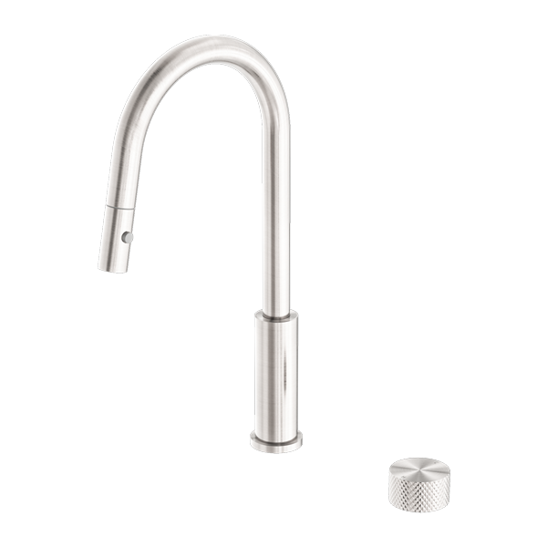 NERO OPAL PROGRESSIVE PULL OUT KITCHEN SET 432MM BRUSHED NICKEL