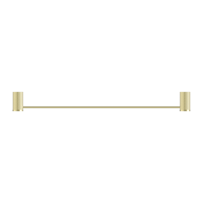 NERO OPAL NON-HEATED SINGLE TOWEL RAIL BRUSHED GOLD (AVAILABLE IN 600MM AND 800MM)