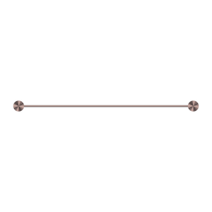 NERO OPAL NON-HEATED SINGLE TOWEL RAIL BRUSHED BRONZE (AVAILABLE IN 600MM AND 800MM)