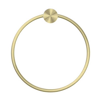 NERO OPAL TOWEL RING 202MM BRUSHED GOLD