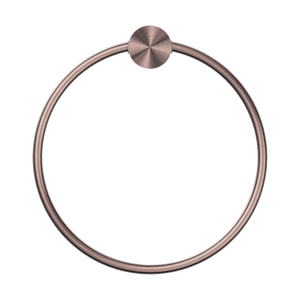 NERO OPAL TOWEL RING 202MM BRUSHED BRONZE