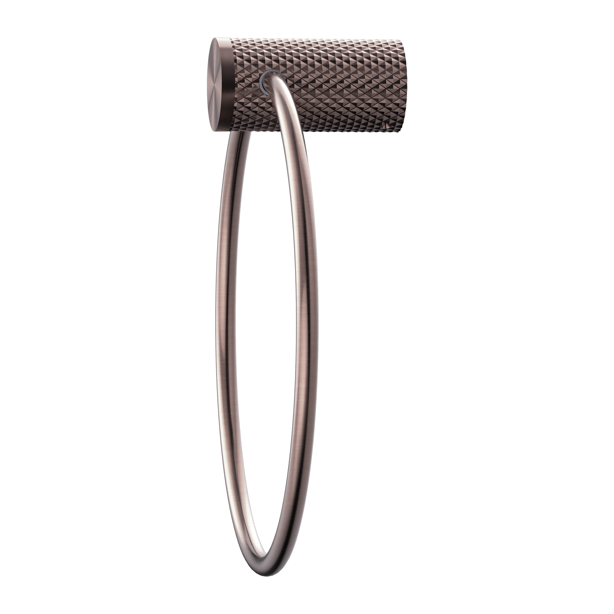 NERO OPAL TOWEL RING 202MM BRUSHED BRONZE