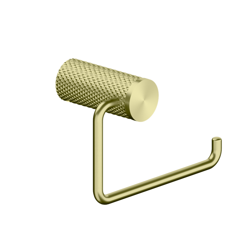 NERO OPAL TOILET ROLL HOLDER 150MM BRUSHED GOLD