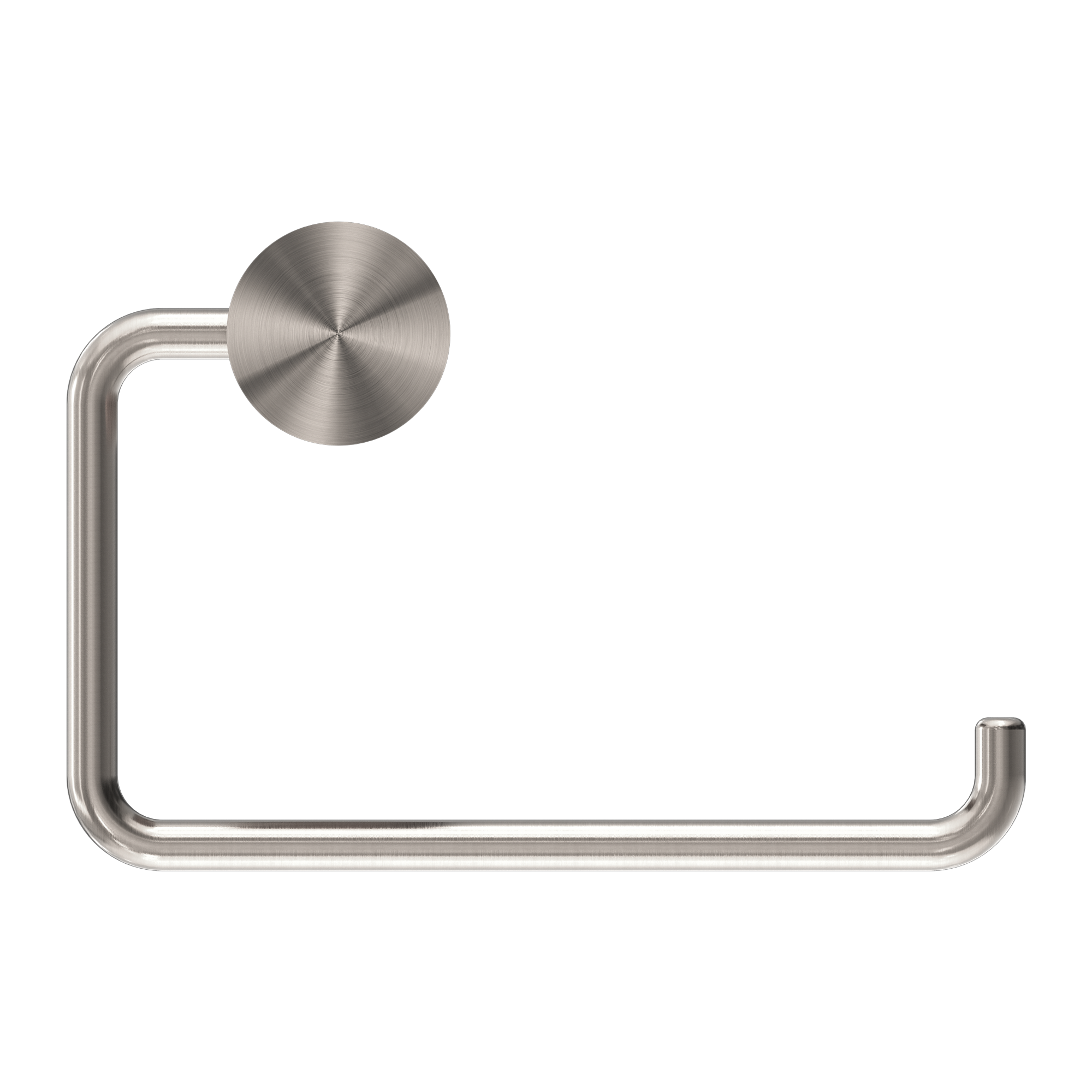 NERO OPAL TOILET ROLL HOLDER 150MM BRUSHED NICKEL