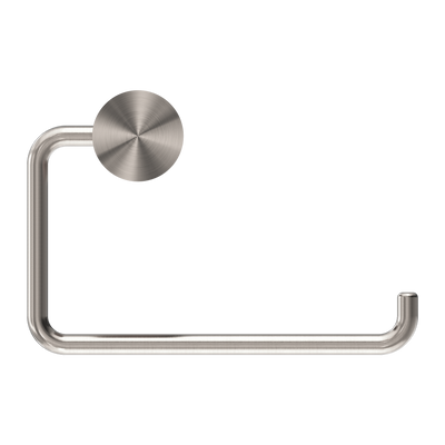 NERO OPAL TOILET ROLL HOLDER 150MM BRUSHED NICKEL
