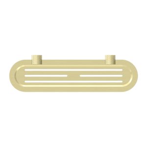 NERO OPAL METAL SHOWER SHELF 420MM BRUSHED GOLD