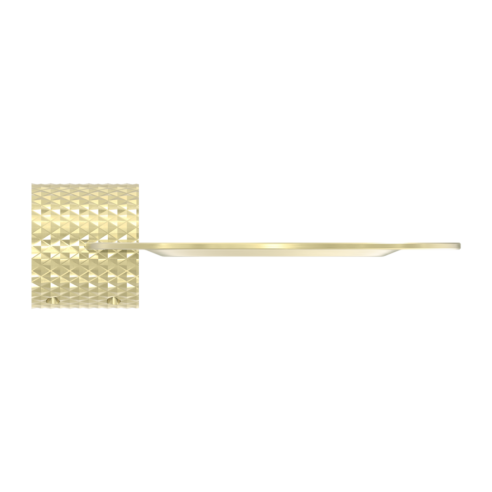 NERO OPAL METAL SHOWER SHELF 420MM BRUSHED GOLD