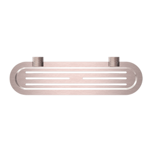 NERO OPAL METAL SHOWER SHELF 420MM BRUSHED BRONZE