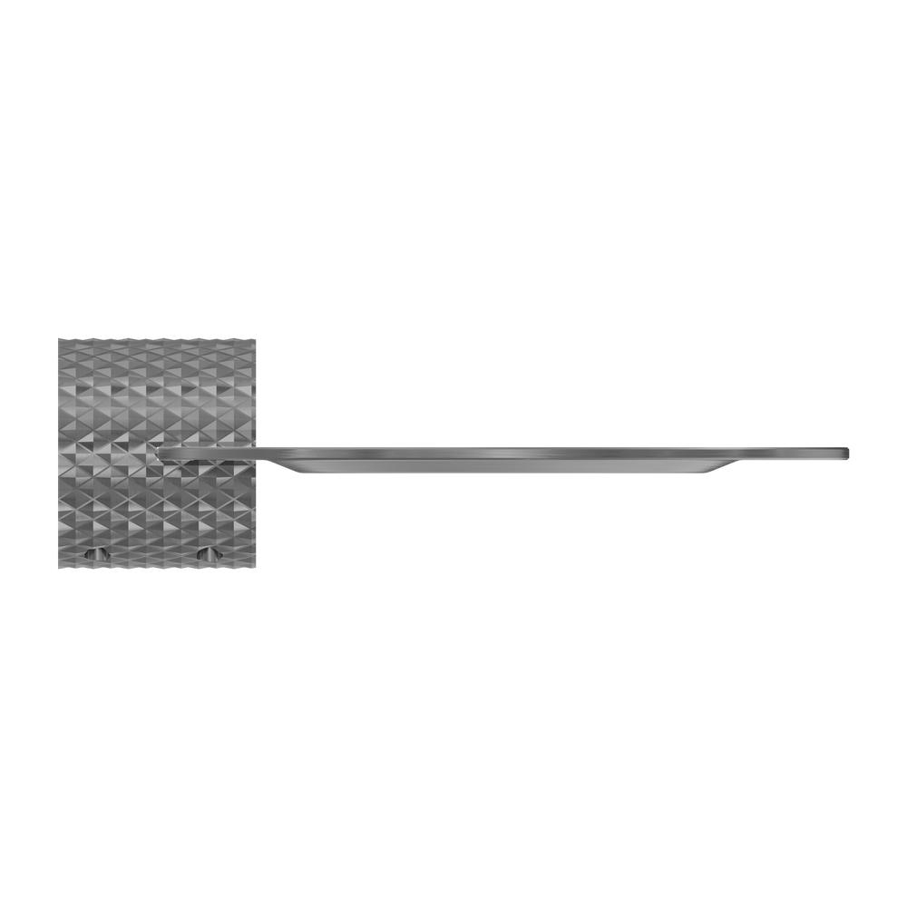 NERO OPAL METAL SHOWER SHELF 420MM GRAPHITE