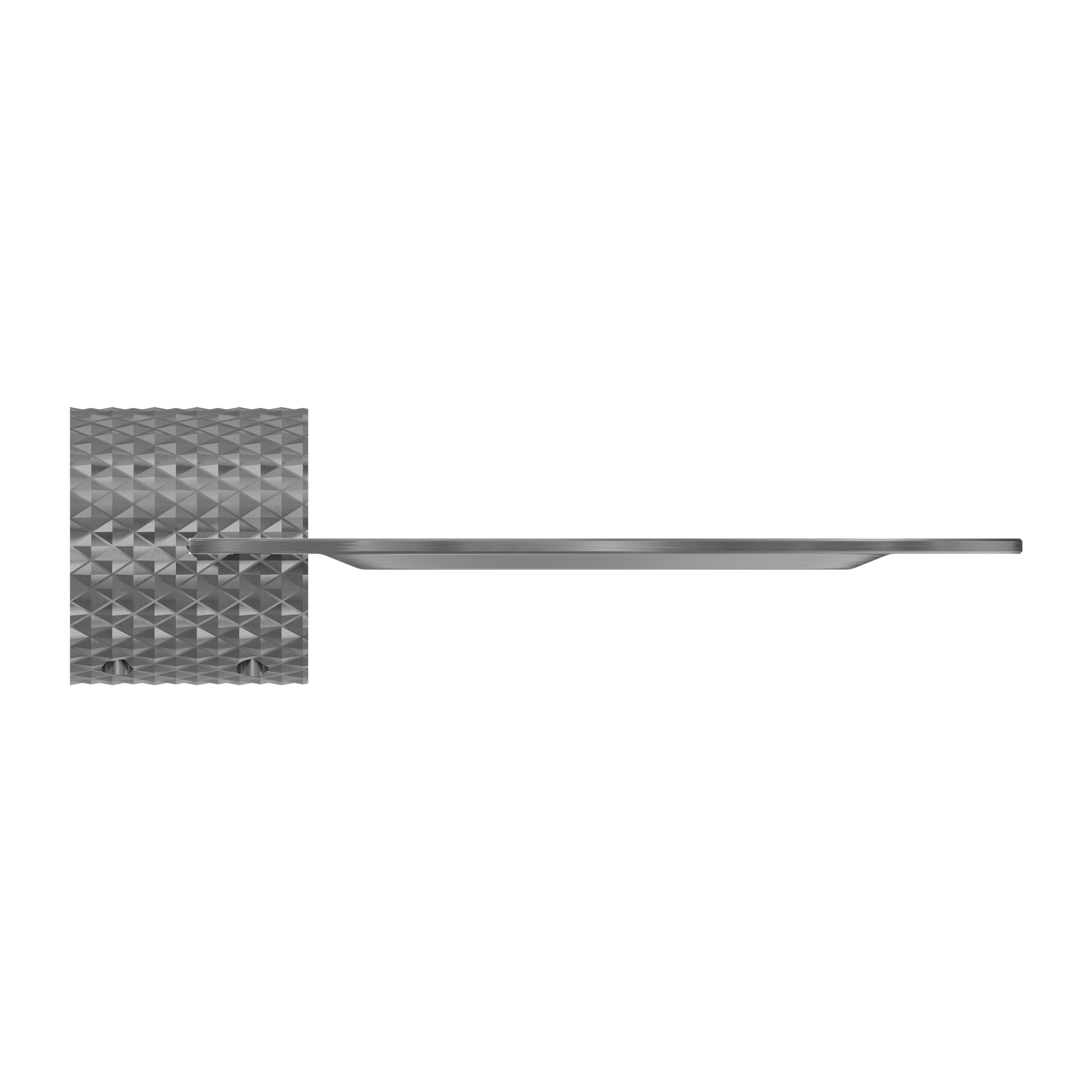 NERO OPAL METAL SHOWER SHELF 420MM GRAPHITE