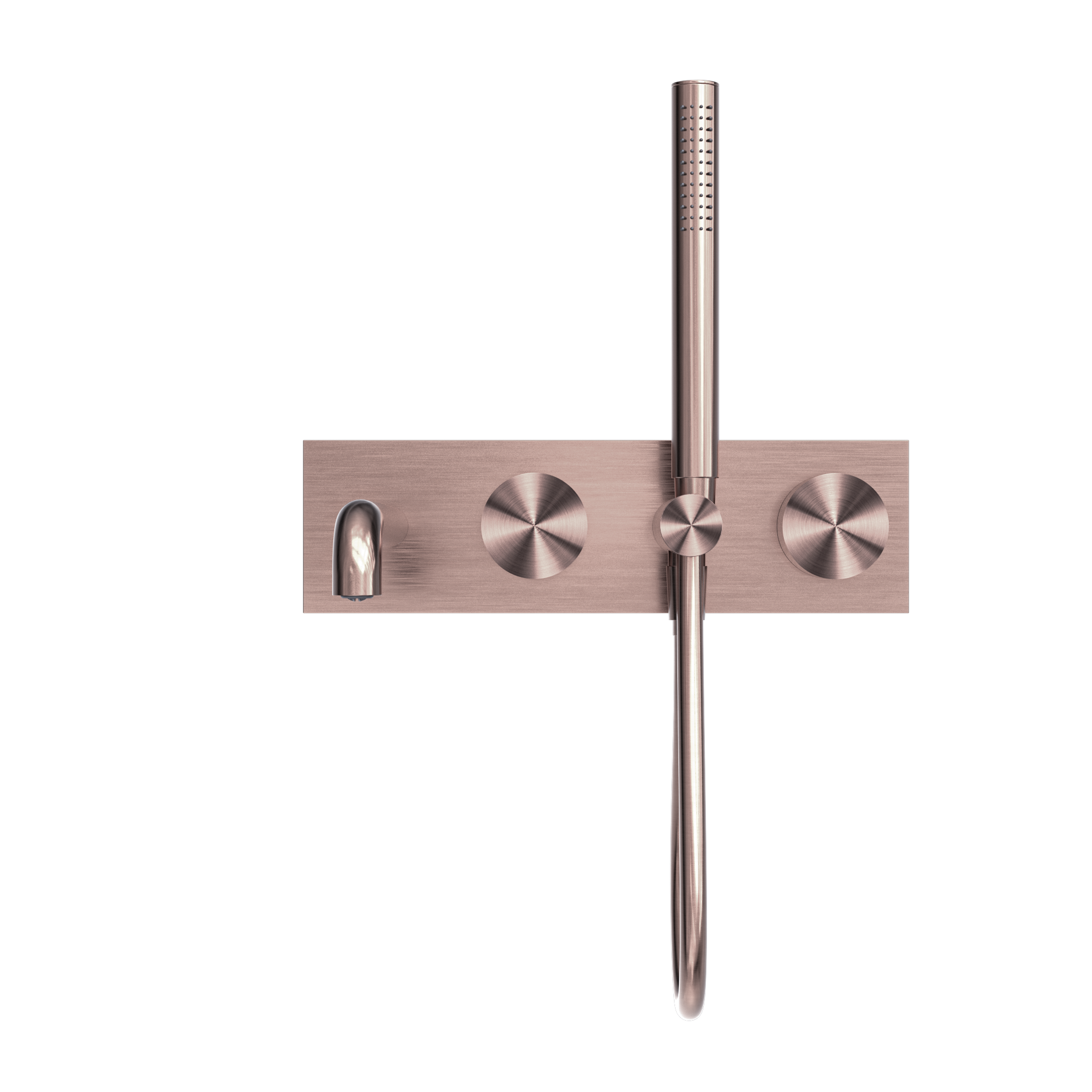 NERO KARA PROGRESSIVE SHOWER SYSTEM WITH SPOUT BRUSHED BRONZE (AVAILABLE IN 230MM AND 250MM)