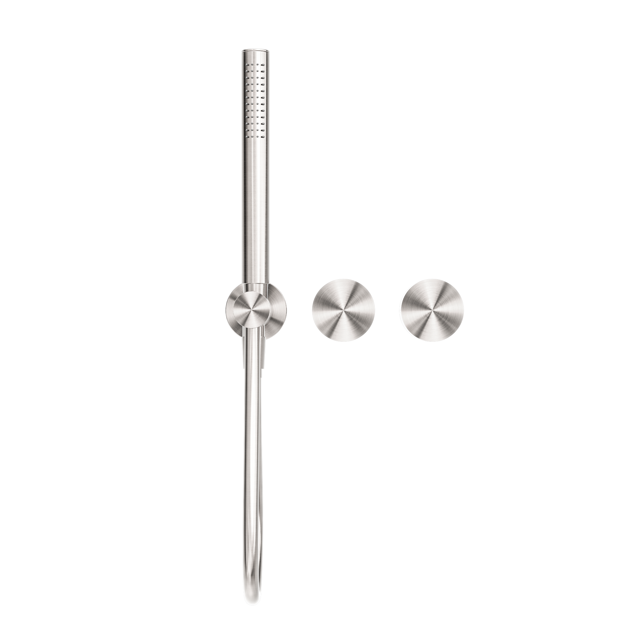 NERO KARA PROGRESSIVE SHOWER SYSTEM SEPARATE PLATE 238MM BRUSHED NICKEL