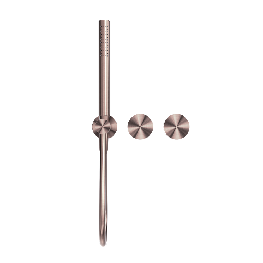 NERO KARA PROGRESSIVE SHOWER SYSTEM SEPARATE PLATE 238MM BRUSHED BRONZE
