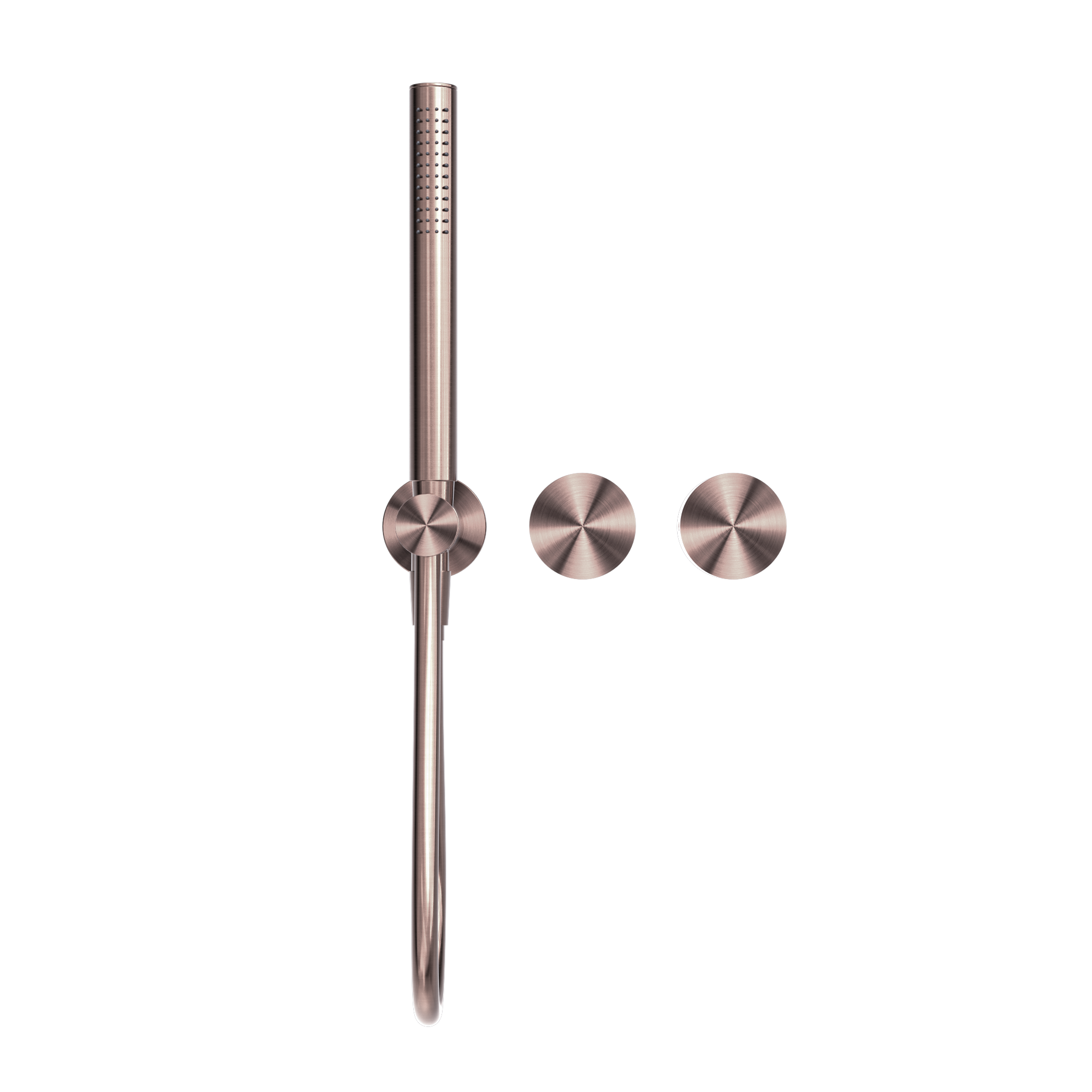 NERO KARA PROGRESSIVE SHOWER SYSTEM SEPARATE PLATE 238MM BRUSHED BRONZE
