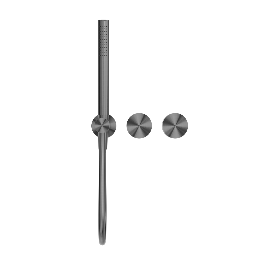 NERO KARA PROGRESSIVE SHOWER SYSTEM SEPARATE PLATE 238MM GUN METAL
