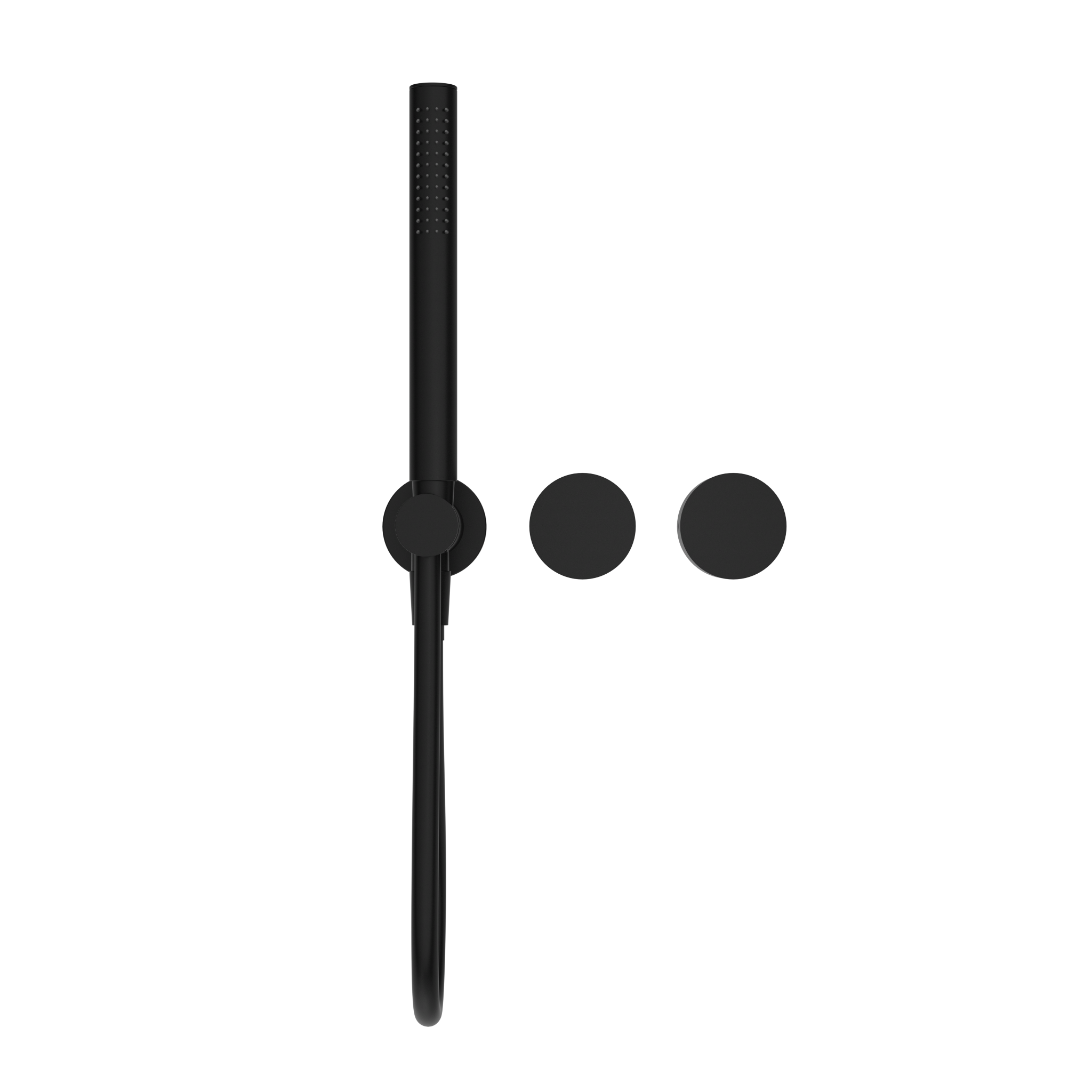 NERO KARA PROGRESSIVE SHOWER SYSTEM SEPARATE PLATE 238MM MATTE BLACK