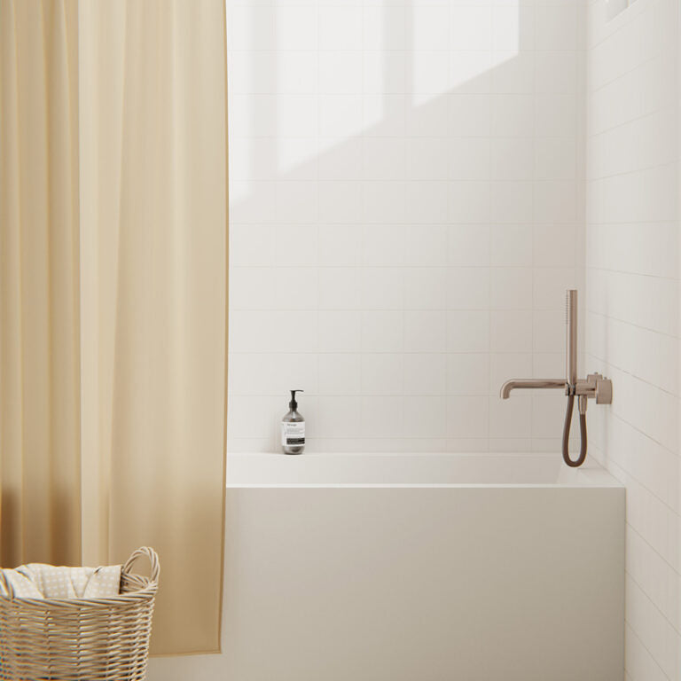 NERO KARA PROGRESSIVE SHOWER SYSTEM SEPARATE PLATE WITH SPOUT BRUSHED BRONZE (AVAILABLE IN 230MM AND 250MM)