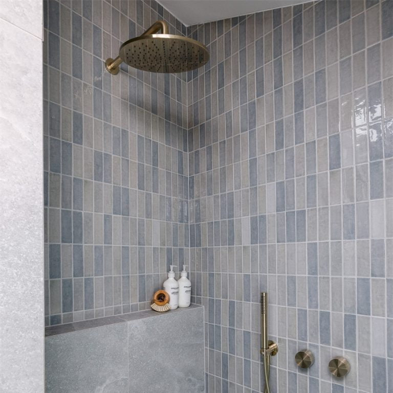 NERO ROUND SHOWER HEAD 300MM BRUSHED GOLD