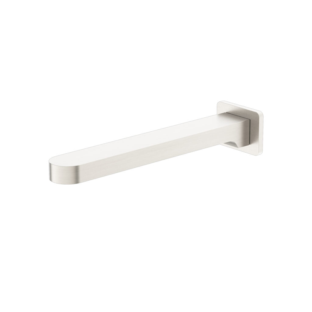 NERO ECCO BATH SPOUT 239MM BRUSHED NICKEL