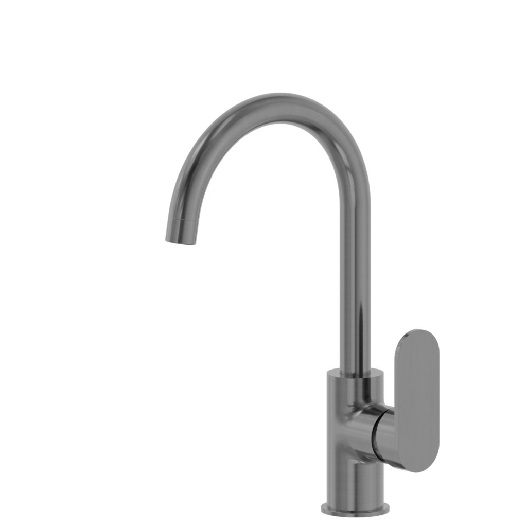 NERO ECCO KITCHEN MIXER 340MM GUN METAL